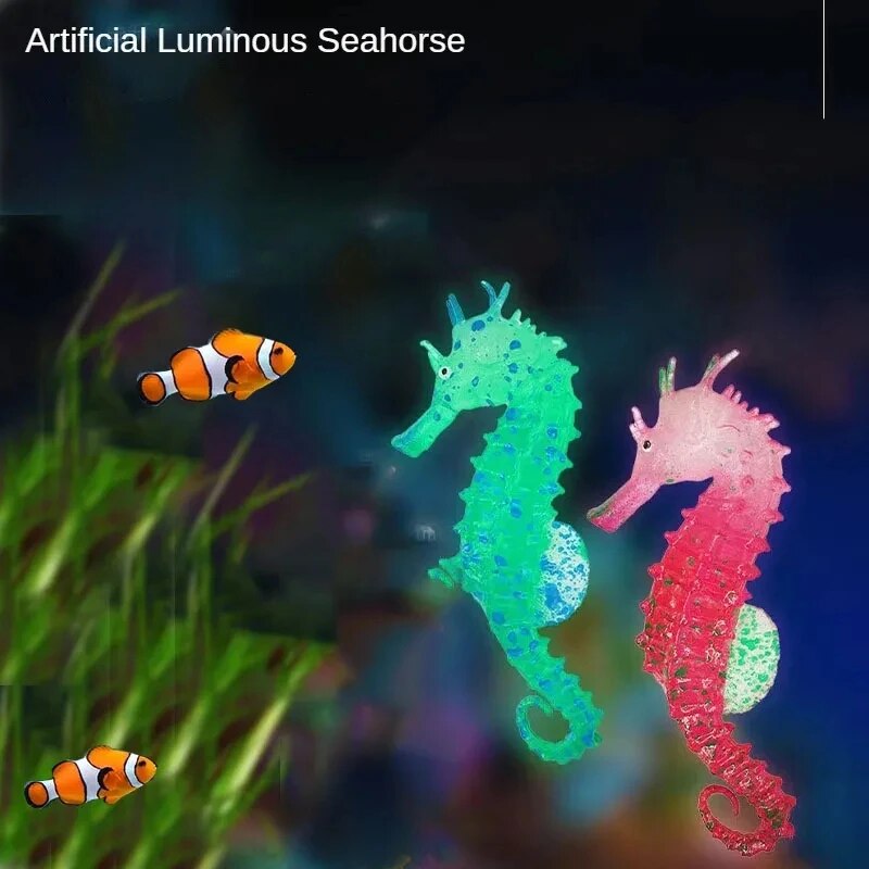 Aquarium Fish Glow In The Dark - 어항 아쿠아스케이프 장식 시뮬레이션 야광 실리콘