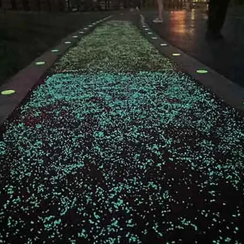 Aquarium Fish Glow In The Dark - 1000개 3-5mm 야광 모래, 어둠 속에서