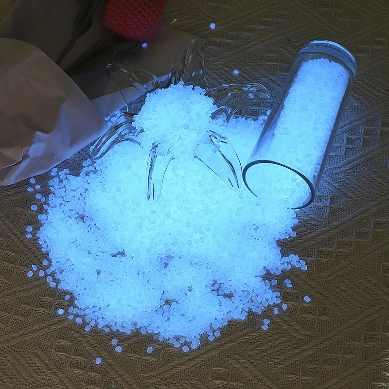 Aquarium Fish Glow In The Dark - 1000pcs 어두운 자갈 돌에 3-5mm 빛나는