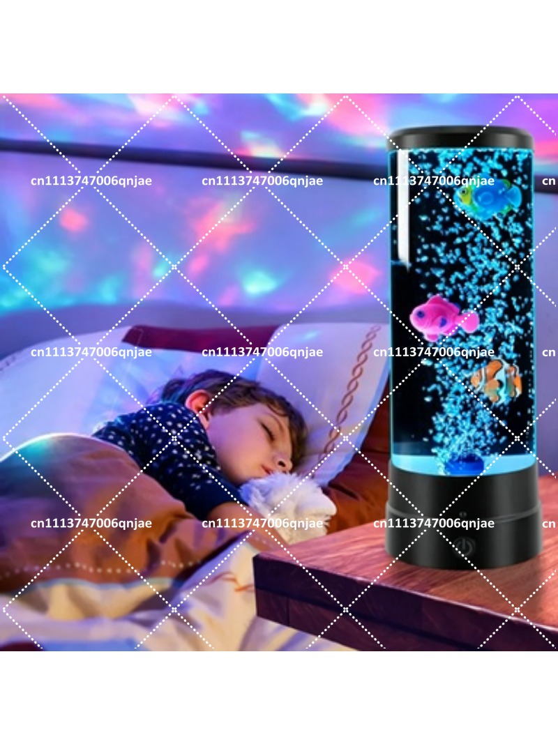 Aquarium Fish Lamp - 시뮬레이션 LED 전자 어항 수족관 색상변환