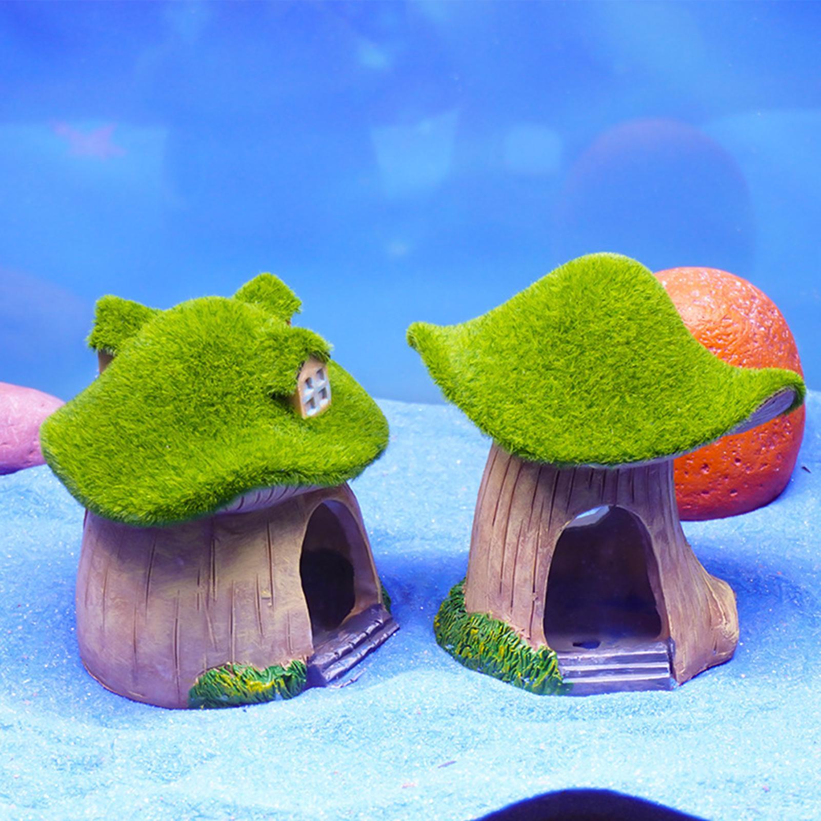 Aquarium Fish Restaurant - 수족관 조각상 수중 조각물 어항 버섯