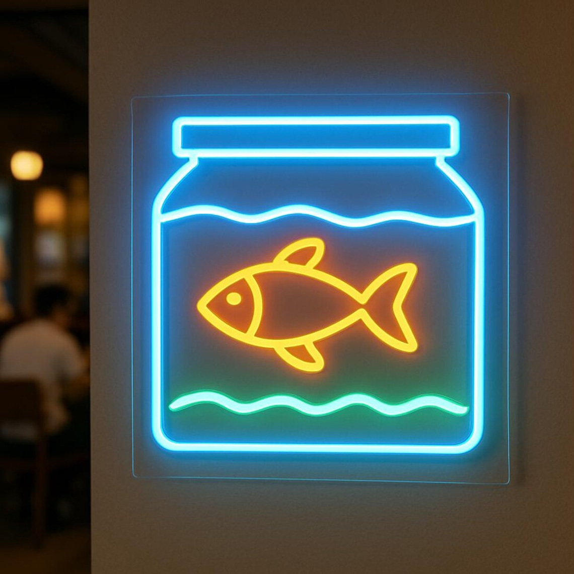 수족관 네온사인 수족관 속 물고기 네온 물고기 애완동물 - Aquarium Fish Restaurant 리뷰 및 가격