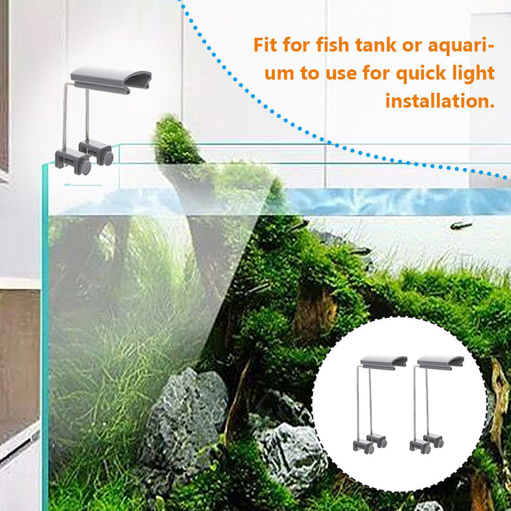 2Pcs 수족관 라이트 스탠드 조정 가능한 LED 탱크 - Aquarium Fish Lamp 리뷰 및 가격
