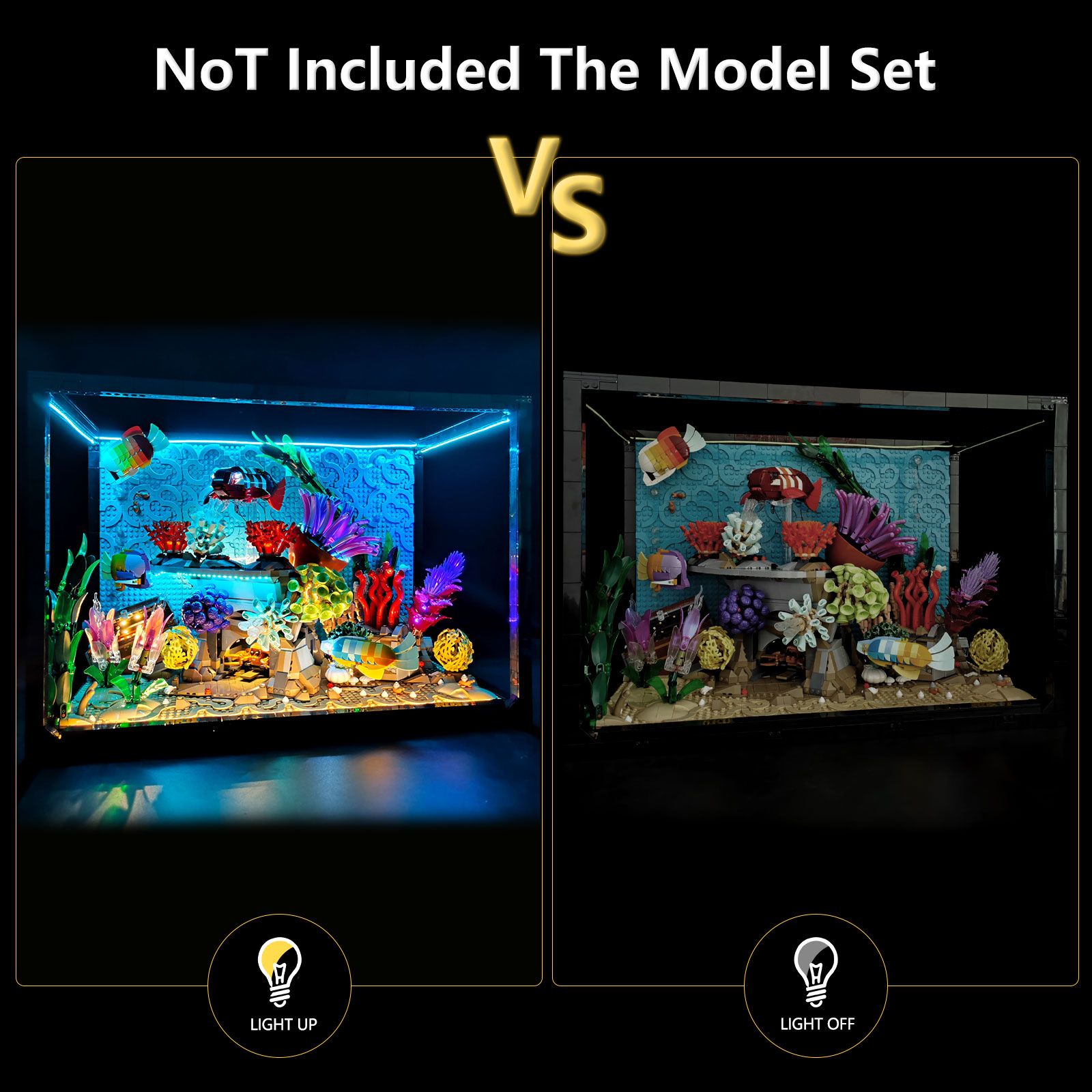 레고 10366 열대 수족관과 호환되는 LYBMTWF  - Aquarium Fish Lamp 리뷰 및 가격