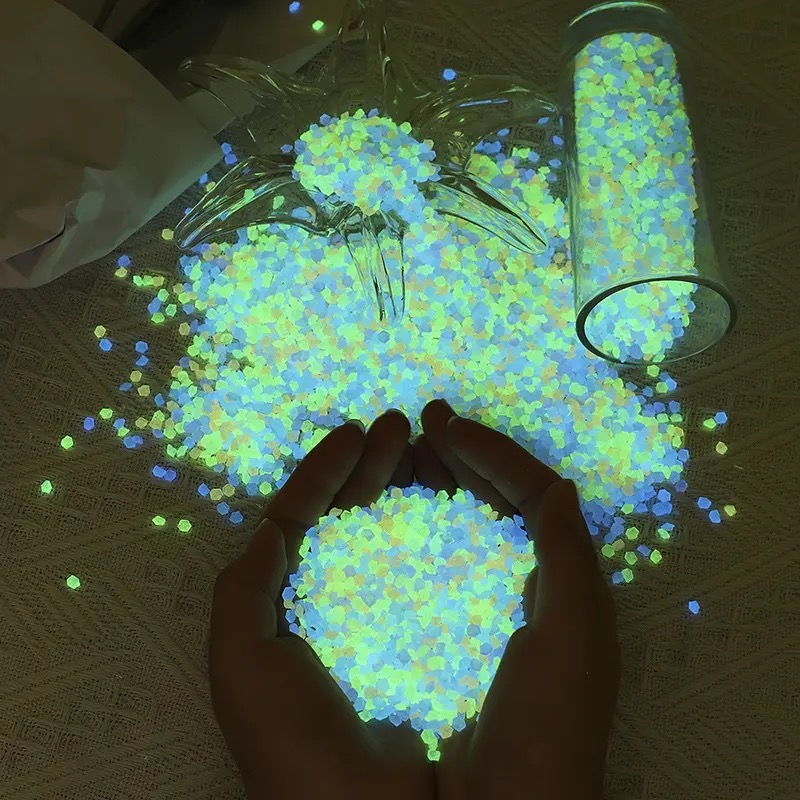 1000pcs 어두운 자갈 돌에 3-5mm 빛나는 모래 - Aquarium Fish Glow In The Dark 리뷰 및 가격