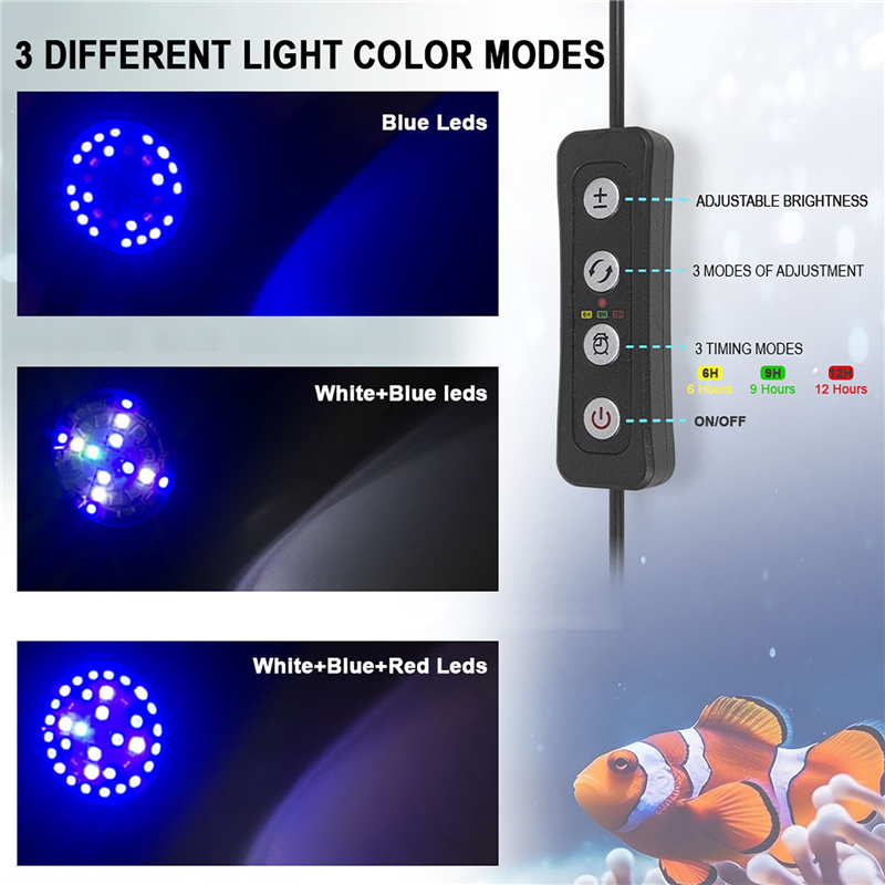 30W 수족관 물고기 탱크 바다 물 바닷물 해양 산호초 - Aquarium Fish Lamp 리뷰 및 가격