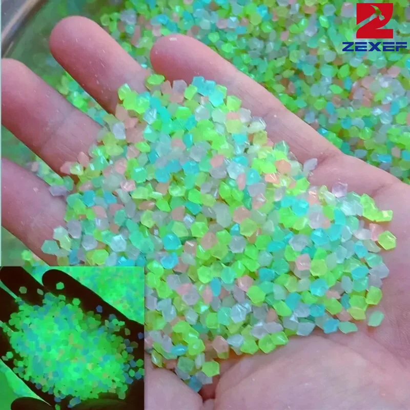 1000pcs 어두운 자갈 돌에 3-5mm 빛나는 모래 - Aquarium Fish Glow In The Dark 리뷰 및 가격