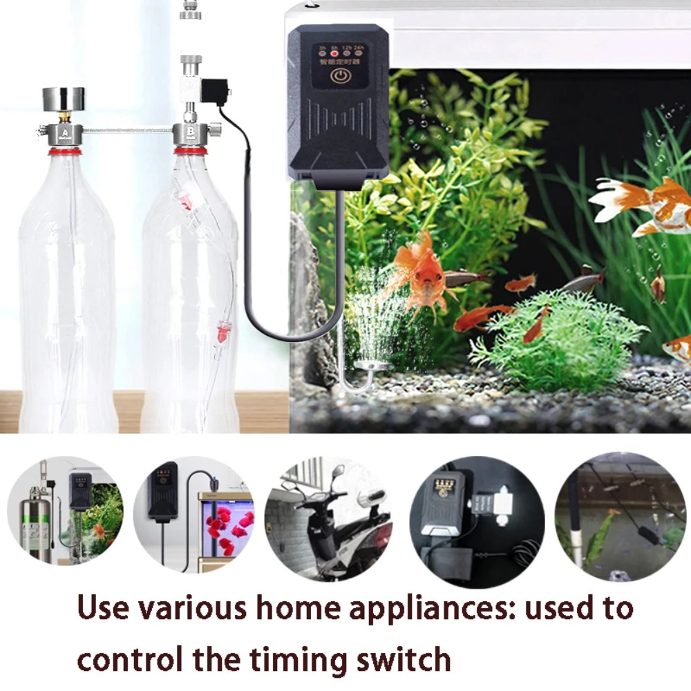 4 단 사이클 수족관 타이머 안정적인 검정색 LED 조 - Aquarium Fish Lamp 리뷰 및 가격