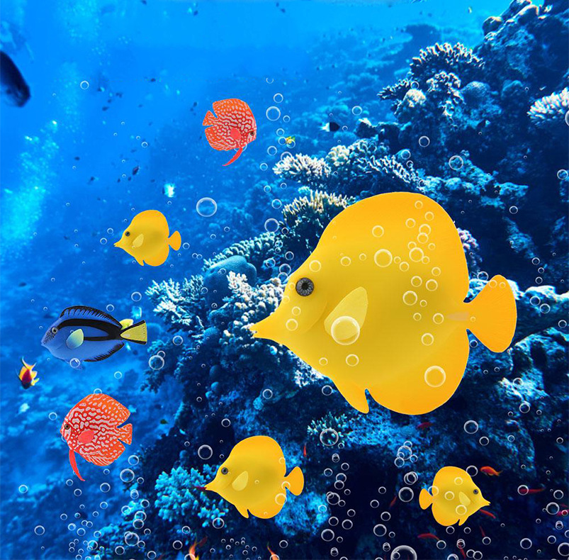 야광 발광 실리콘 물고기 어항 장식물 광대어 수조 해양 - Aquarium Fish Glow In The Dark 리뷰 및 가격